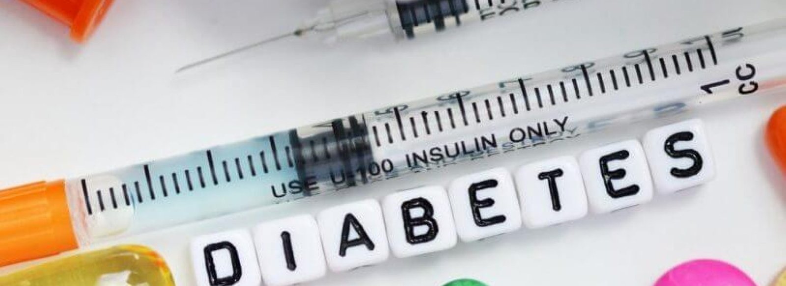 Syringe and medical drugs for diabetes, metabolic disease treatment